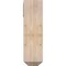 Ekena Millwork Legacy Craftsman Smooth Bracket w/ Offset Brace, Douglas Fir, 7 1/2"W x 26"D x 26"H BKT0806X26X26LEC04SDF - alternate 3